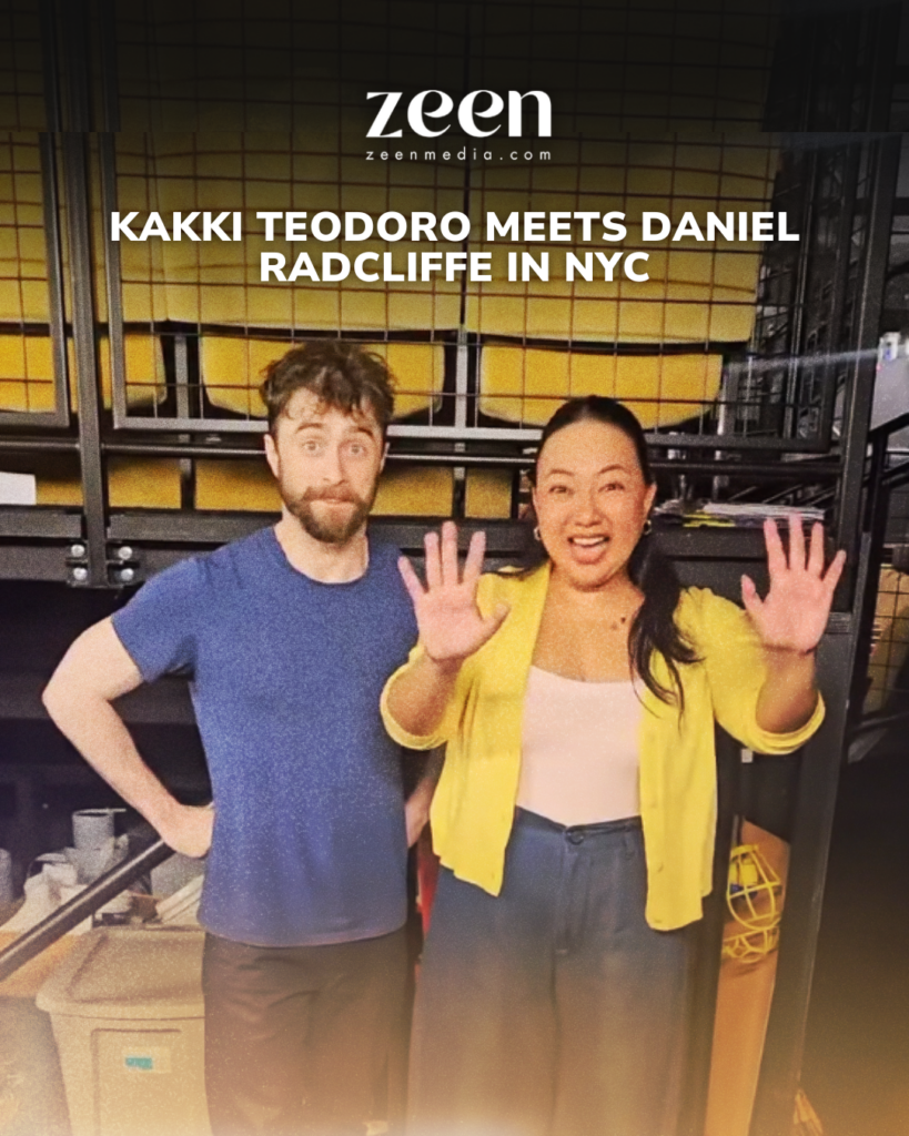 Kakki Teodoro Meets Daniel Radcliffe in NYC