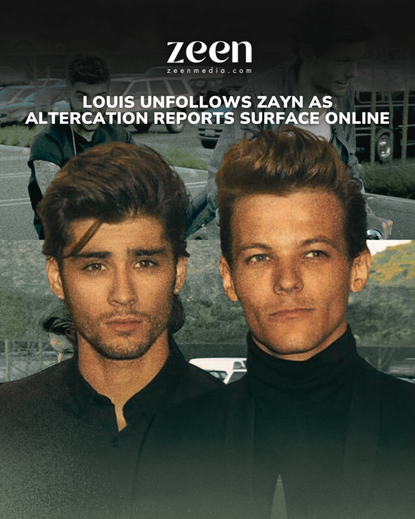 Louis Unfollows Zayn as Altercation Reports Surface Online