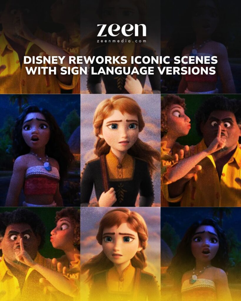 Disney Reworks Iconic Scenes With Sign Language Versions