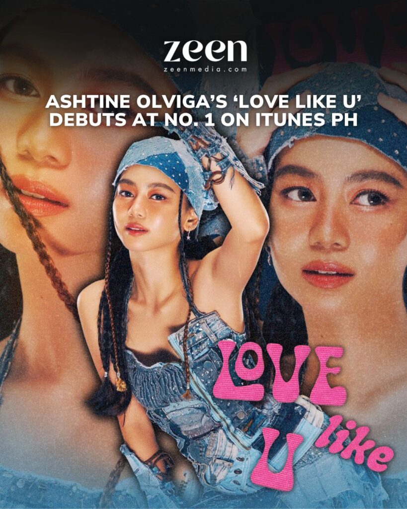 Ashtine Olviga’s ‘Love Like U’ Debuts at No. 1 on iTunes PH