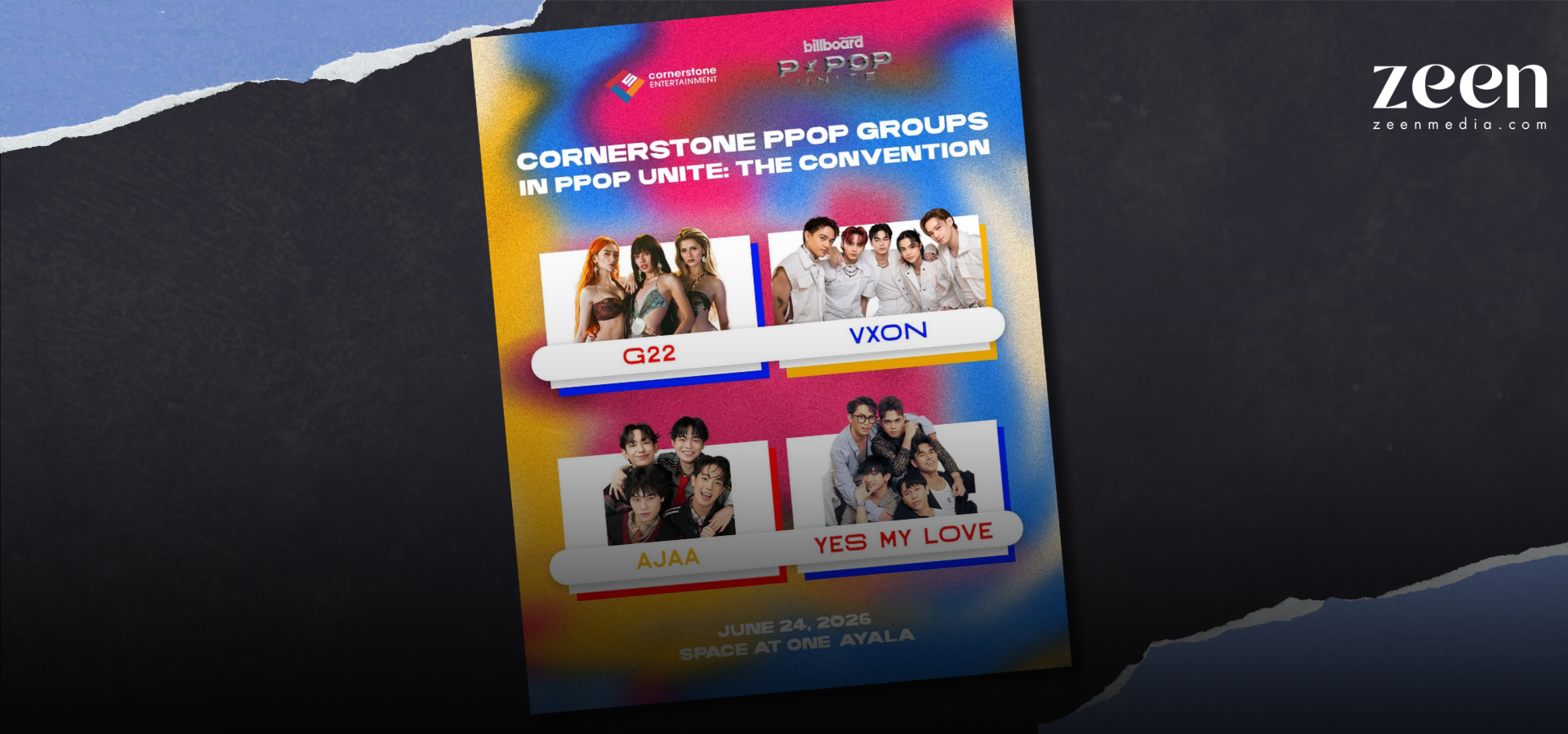 G22, VXON, AJAA, Yes My Love Unite for P-Pop Convention