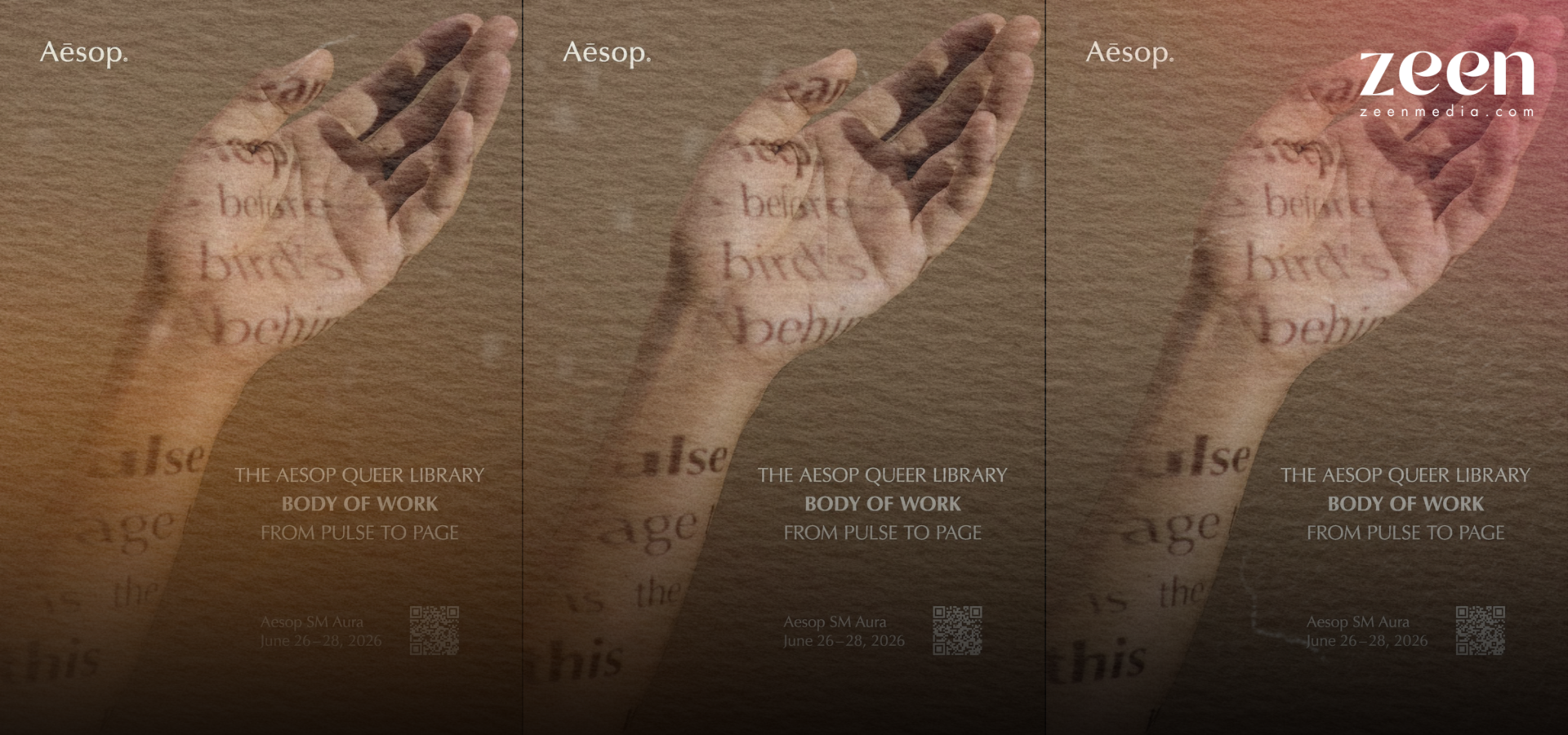 Ricky Lee and Jerico Silvers Lead Aesop’s Free Pop-Up Library