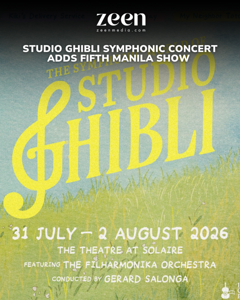 Studio Ghibli Symphonic Concert Adds Fifth Manila Show 