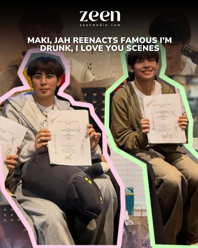 Maki, SB19’s Justin reenact I’m Drunk, I Love You scenes