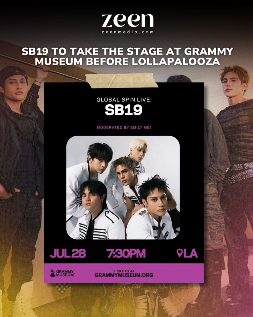 SB19 to take the stage at Grammy Museum before Lollapalooza