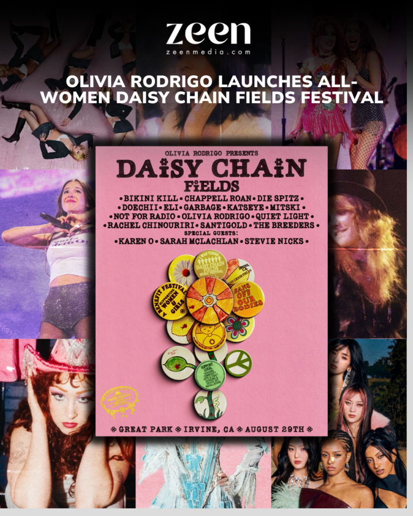 Olivia Rodrigo launches all-women Daisy Chain Fields festival