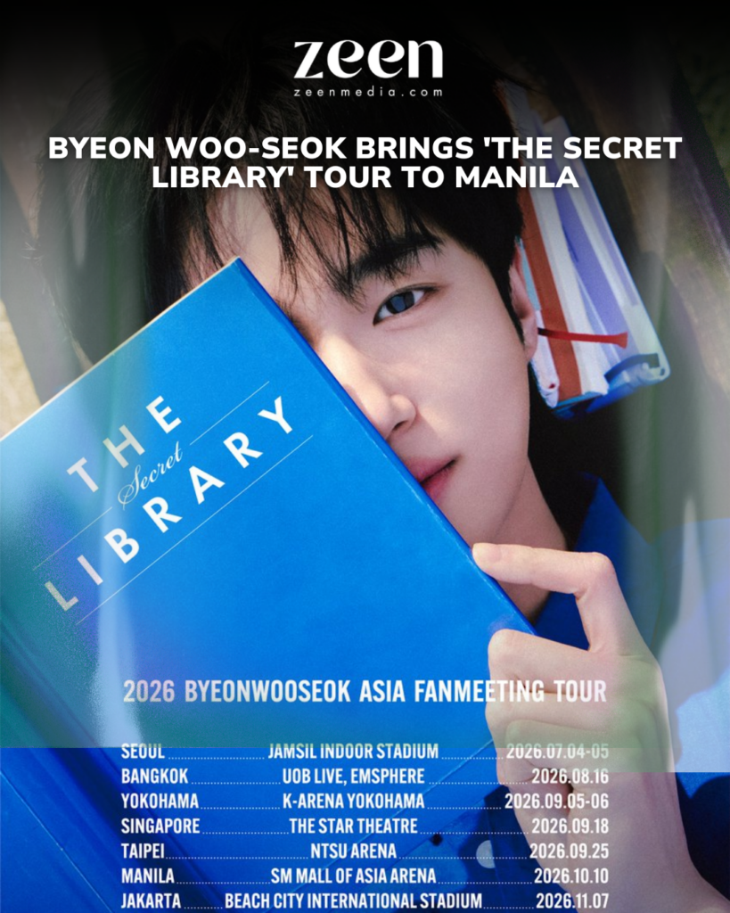  Byeon Woo-seok Brings ‘The Secret Library’ Tour to Manila