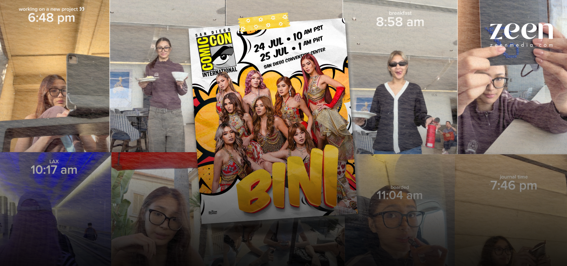 Before Comic-Con, BINI Lets Fans Tag Along Through Jhoanna’s Travel Vlog