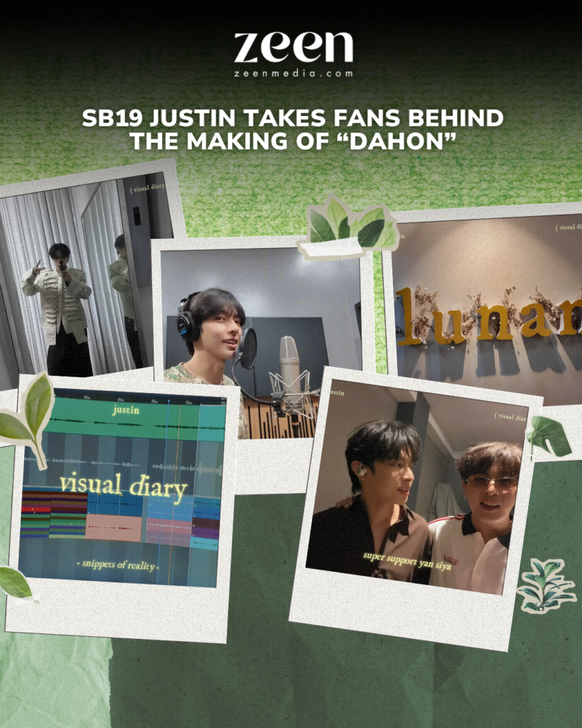 SB19 Justin takes fans behind the making of “Dahon”