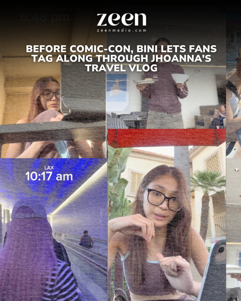 Before Comic-Con, BINI Lets Fans Tag Along Through Jhoanna’s Travel Vlog