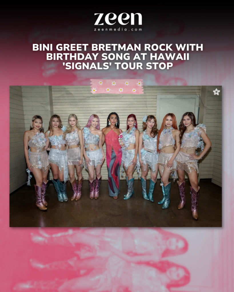 BINI Greet Bretman Rock with Birthday Song at Hawaii ‘Signals’ Tour Stop
