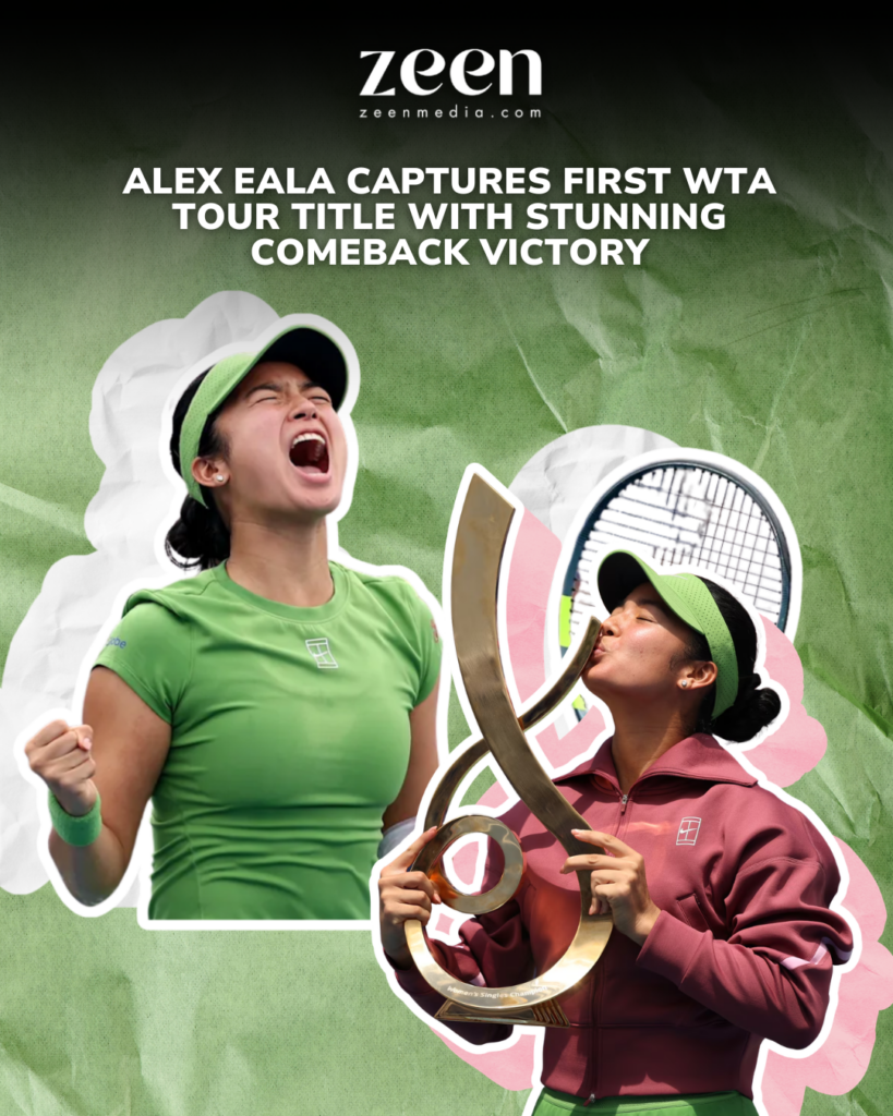 Alex Eala Captures First WTA Tour Title with Stunning Comeback Victory