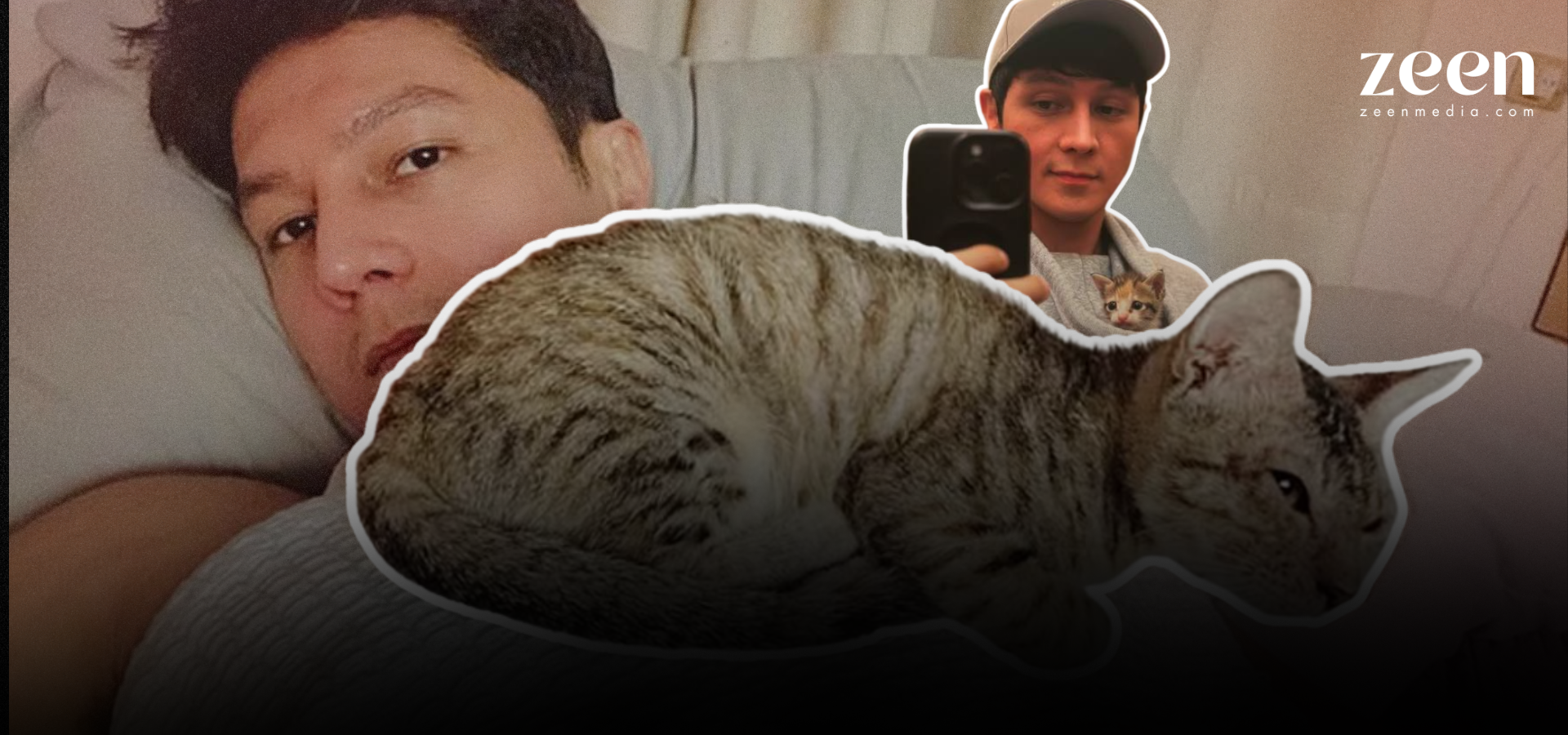 Joseph Marco Welcomes Another Rescue Kitten to His Growing Fur Family