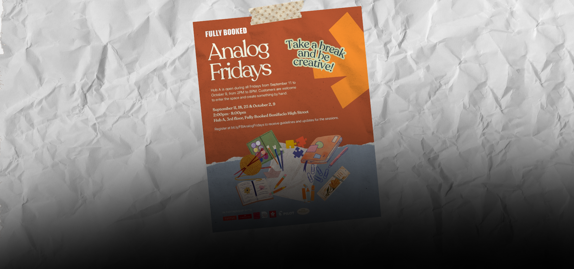 TRY LIVING AN ANALOG LIFE EVERY FRIDAY THIS SEPTEMBER